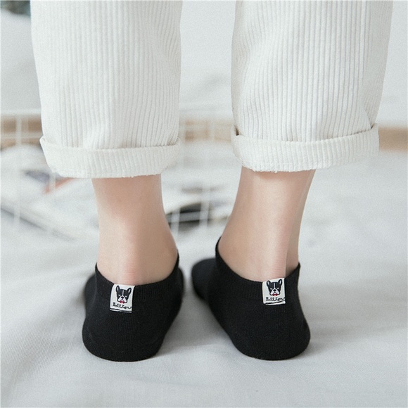 5 Pairs Women Cotton Pets Low Cut Socks - Picture 3 of 8